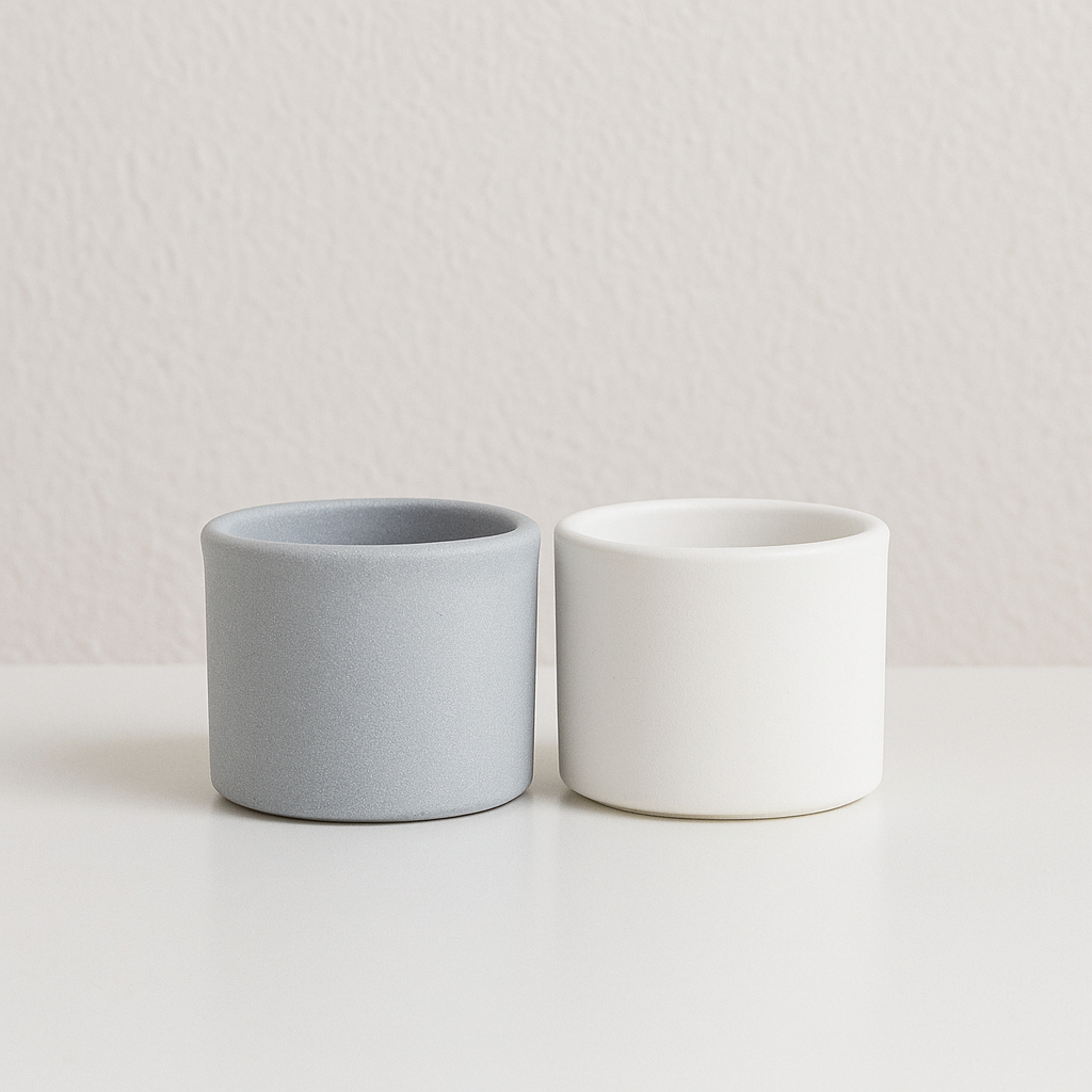 small grey planter pots Nordic Baby Pots – 2 Colors – 7cm Diameter