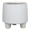 Planter in Ceramic with Feet in White Default Title 1
