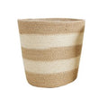 Basket Creme Jute – Ø21cm x H22cm -  Plant Circle.