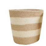 Basket Creme Jute – Ø21cm x H22cm -  Plant Circle.