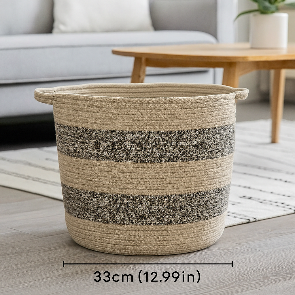 large woven plant basket Flores Natural Woven Basket XL