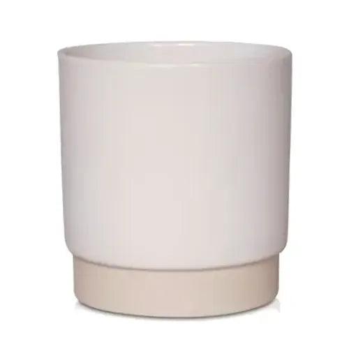 Eno Duo Planter Ceramic Pot Soft Green 4