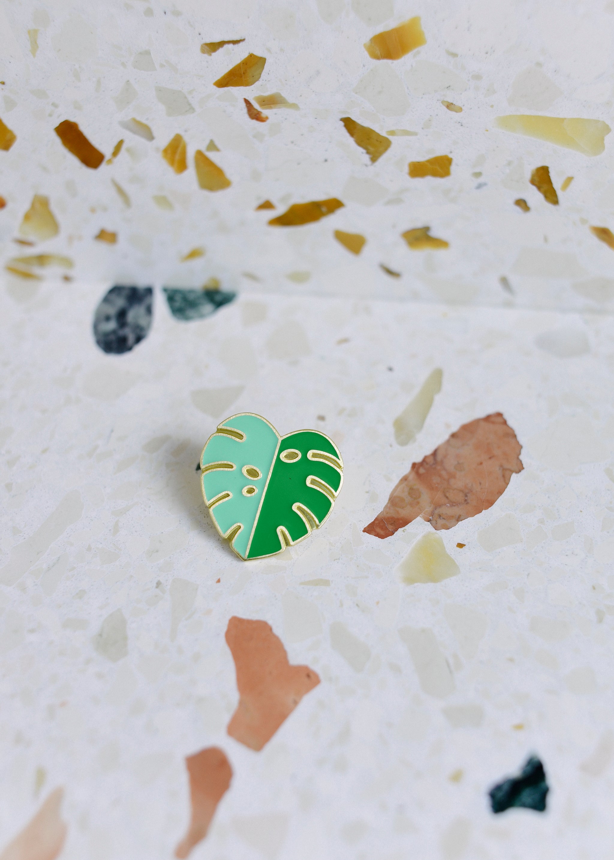 Monstera Variegata Mint Pin – Made in the EU | Plant Circle Exclusive Default Title 1