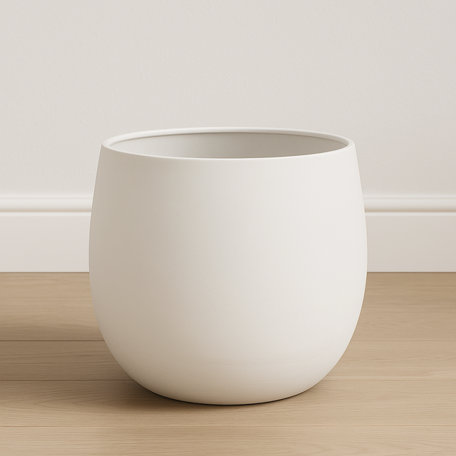 Stijn Matte Metal and Enamel Planters – 4 Colors, 3 Sizes -  Plant Circle.