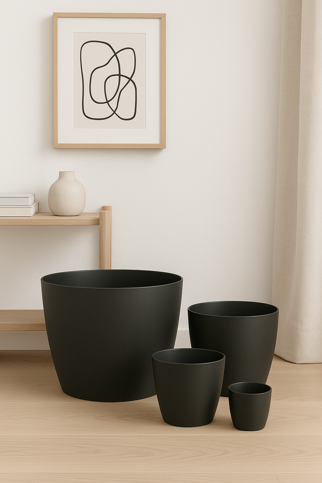 San Remo Planter – Anthracite - 7 Sizes -  Plant Circle.