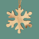 Wooden Snowflake Christmas Ornament