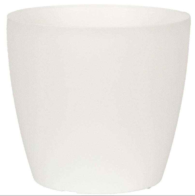 minimalist white planters