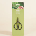 Packaged Japanese pruning shears displayed on a green Plant Circle card – ideal gift for plant lovers and bonsai enthusiasts.
