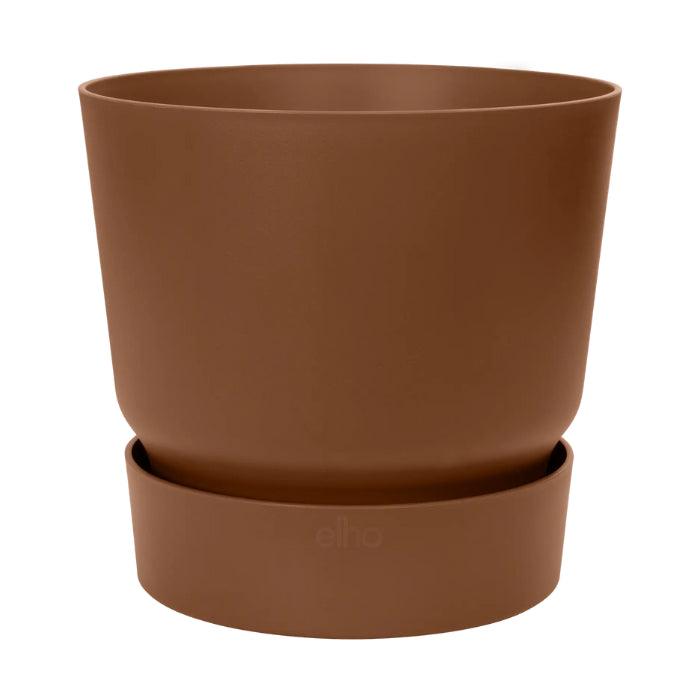 Greenville Round Planter ginger-brown 3