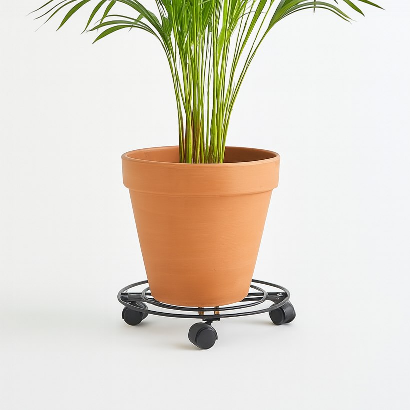 Heavy-Duty Plant Caddy with Wheels 33cm Diameter