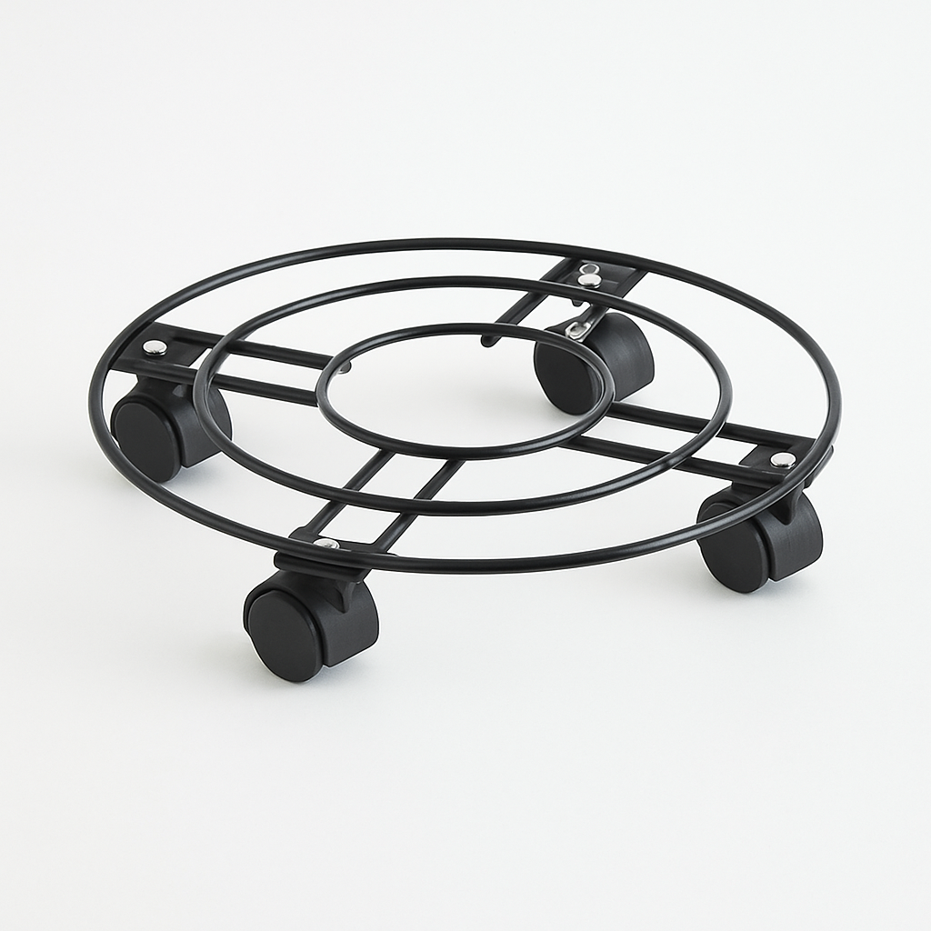 Robuster Pflanzenwagen mit Rädern, 33 cm Durchmesser