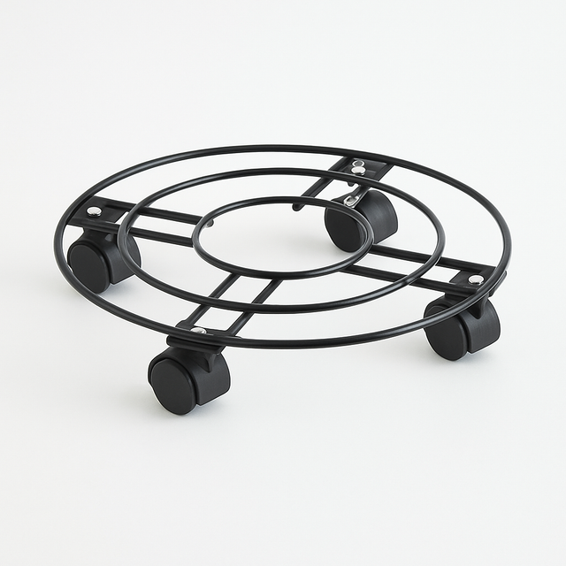 Robuster Pflanzenwagen mit Rädern, 33 cm Durchmesser